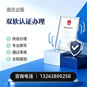 郴州双软认证申报服务
