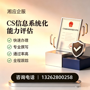 郴州CS信息系统化能力评估申报服务