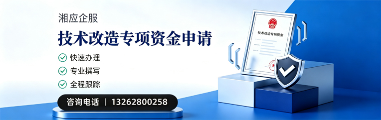 郴州技术改造专项资金申报服务
