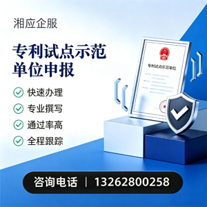 郴州专利试点示范单位申报服务
