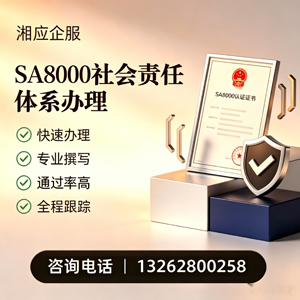 郴州SA8000社会责任体系认证服务