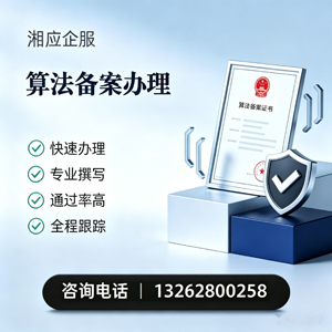 郴州算法备案申报服务